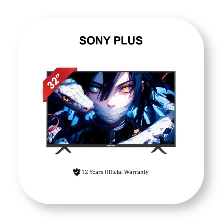 Sony Plus 32 Inch Double Glass Voice Control Smart Android LED TV