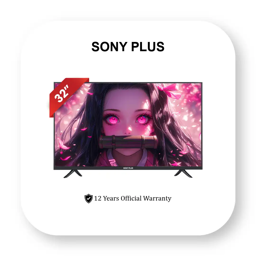 32-FL-VC Sony Plus 32 Inch Frameless Voice Control Smart Android LED TV
