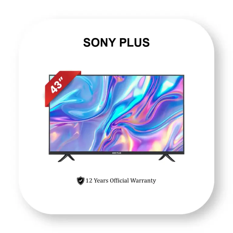 Sony Plus 43 Inch Double Glass Smart Android LED TV