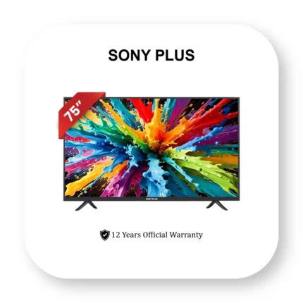 Sony Plus 75 Inch Frameless Voice Control 4K TV
