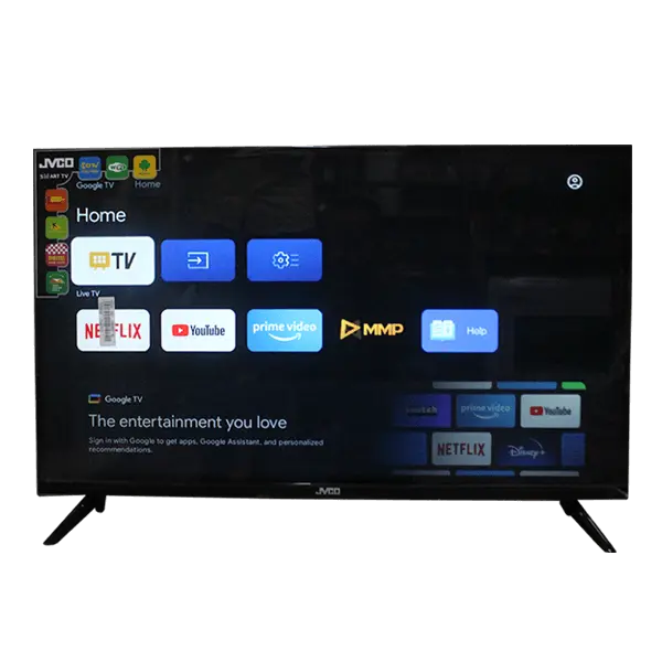 JVCO 32 Inch Frameless Voice Control Smart Google TV