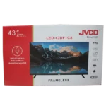 JVCO 43 Inch Frameless Voice Control Smart Android LED TV